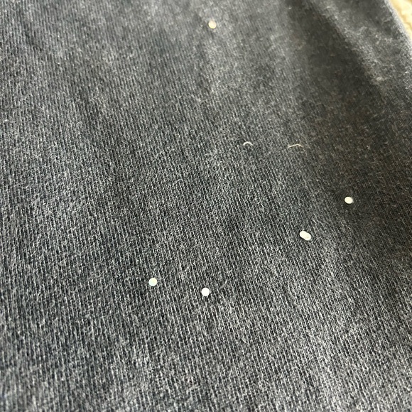 The Kooples Graphic Logo Cropped Tee T-Shirt Black Women's Size 2 S-M - Picture 8 of 10